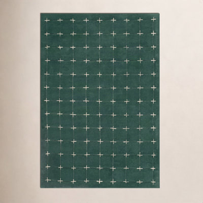 Mallory Hand-Tufted Green Rug