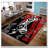 59"X39" Purple Butterfly 3D Area Rug - Cute Girls' Bedroom Playroom Carpet For Teens Living Room Picnic Mat Decor
