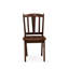 5 Piece Dining Table Set for 4 Includes a Round Kitchen Table with Pedestal and 4 Kitchen Dining Chairs, Mahogany-1433564271