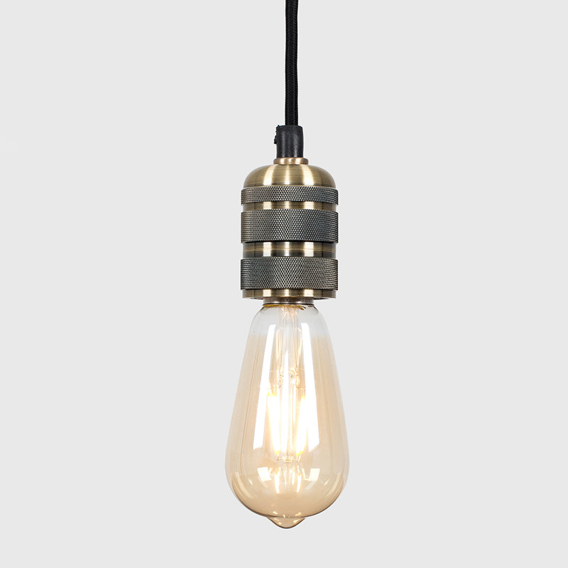 Baden 1 - Light Bulb Pendant, No, Black