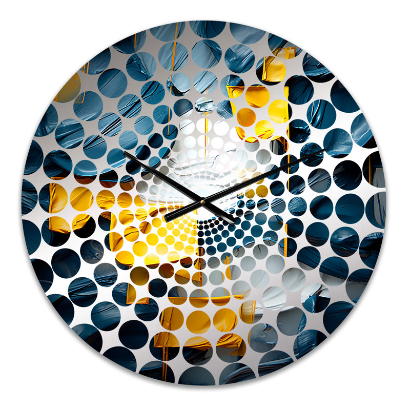 Bardsley - Horloge murale peinture abstraite, Petit