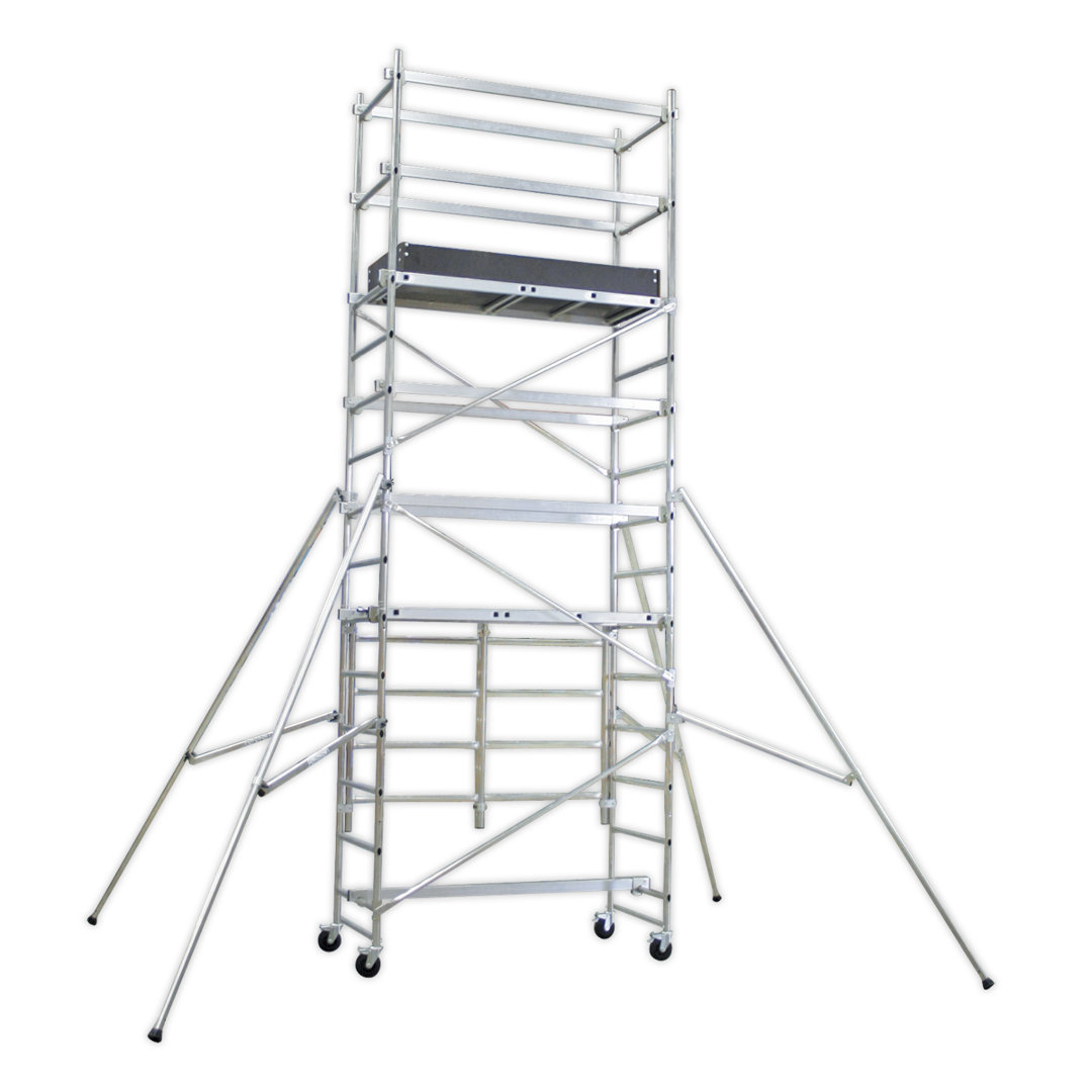 2.15m H x 80cm W x 60cm D Aluminium Scaffolding
