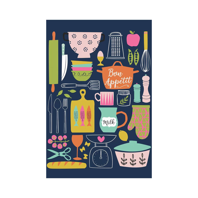 " In The Kitchen V " by Angela Nikeas, 40" H x 26" W x 1.5" D