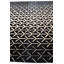 Tapis noir Kalmanovitz