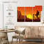 Coucher de soleil Lelar Western Cowboy-108033657
