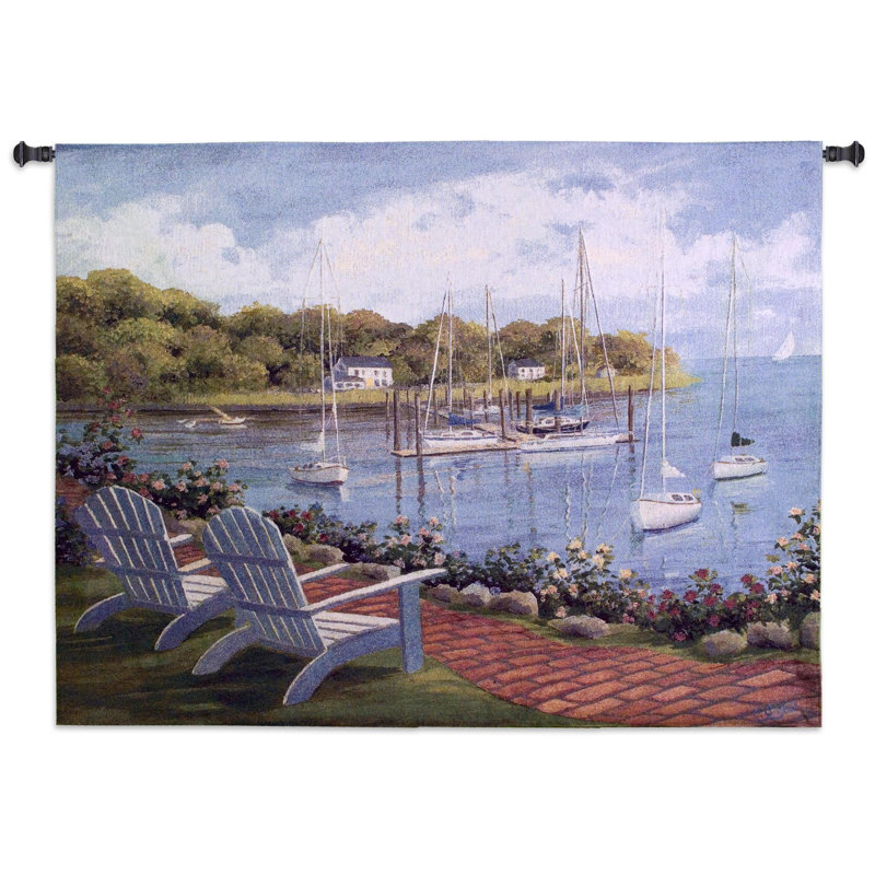 Tapisserie de paysage urbain, paysage, paysage marin