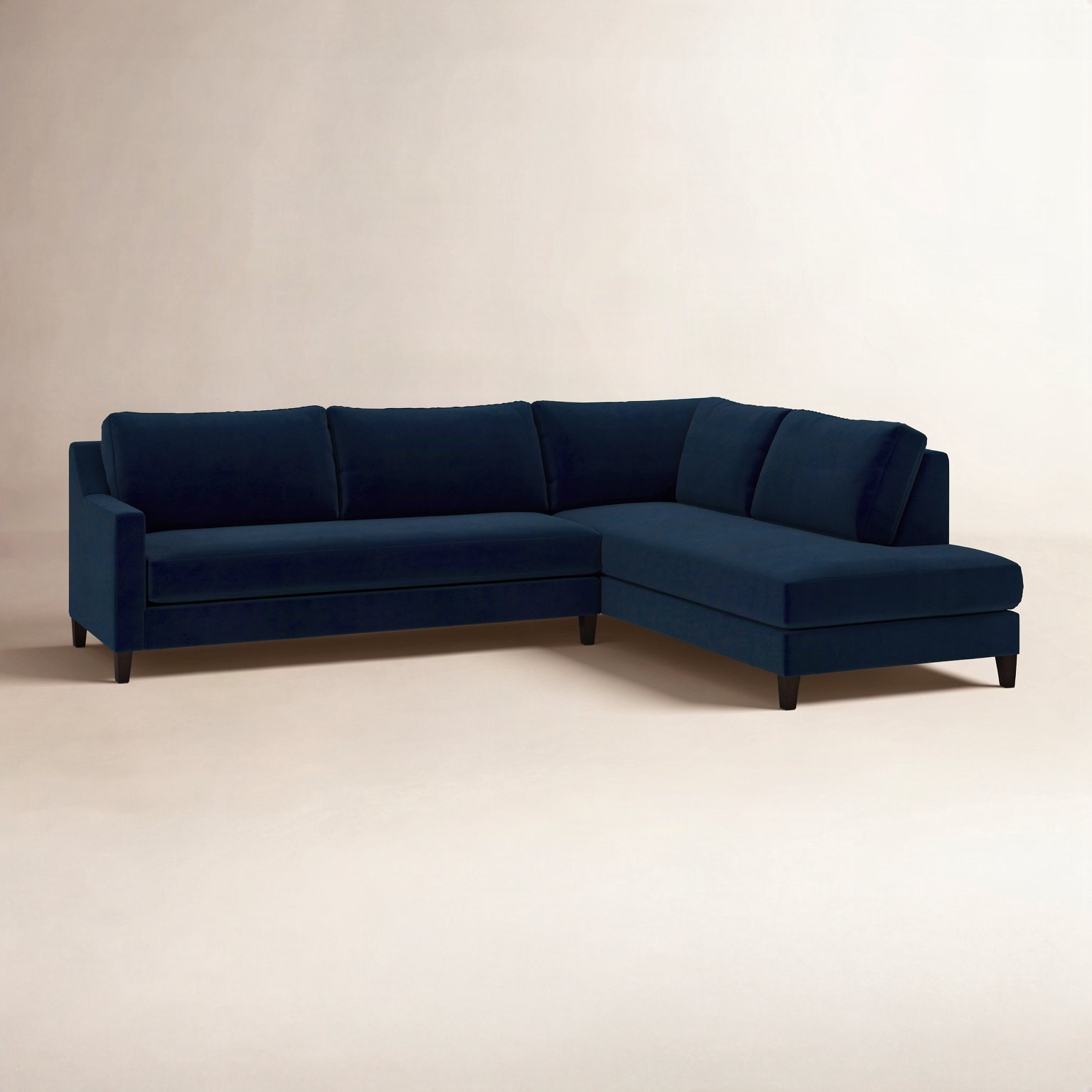 Marlowe Chaise Sectional, Evan Bark, Right Hand Facing