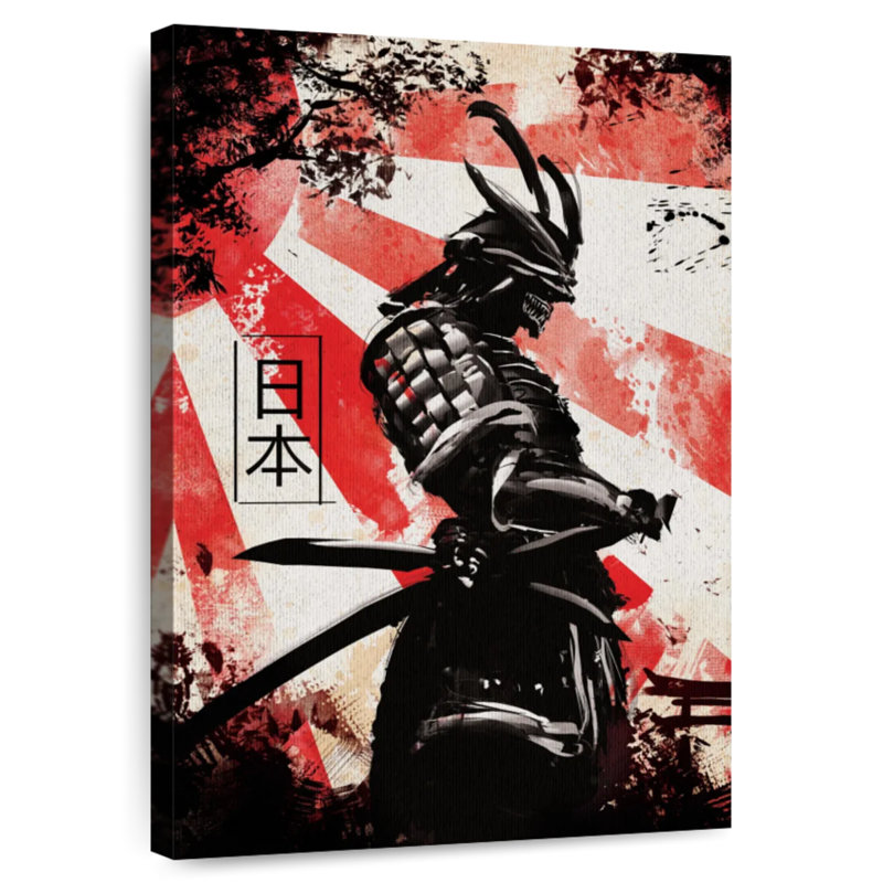 Mait le chemin du Samouraï II, H 48 po x l 32 po