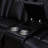 Obsidian Black Breathing Leather U Shaped Corner Sectional Living Room Recliner Sofa,With LED Light,Wireless Charging Station, Storage Armrest-286022604