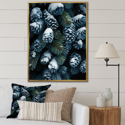 " Winter Snowy Evergreen V "