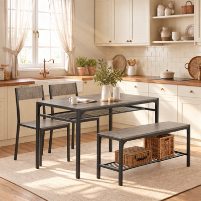 Tamajah 4-Piece 4-Person Dining  Table Set 