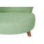 Fauteuil à oreilles Elegant, vert pétrole, 31,5 po x 29,1 po x 29,1 po | Structure en bois massif, tissu 100% polyester, coussins rembourrés en mousse 32 nom. Conception facile à nettoyer et élégante pour la maison ou l'hôtel | Confort et soutien de qualité supérieure-1793148377