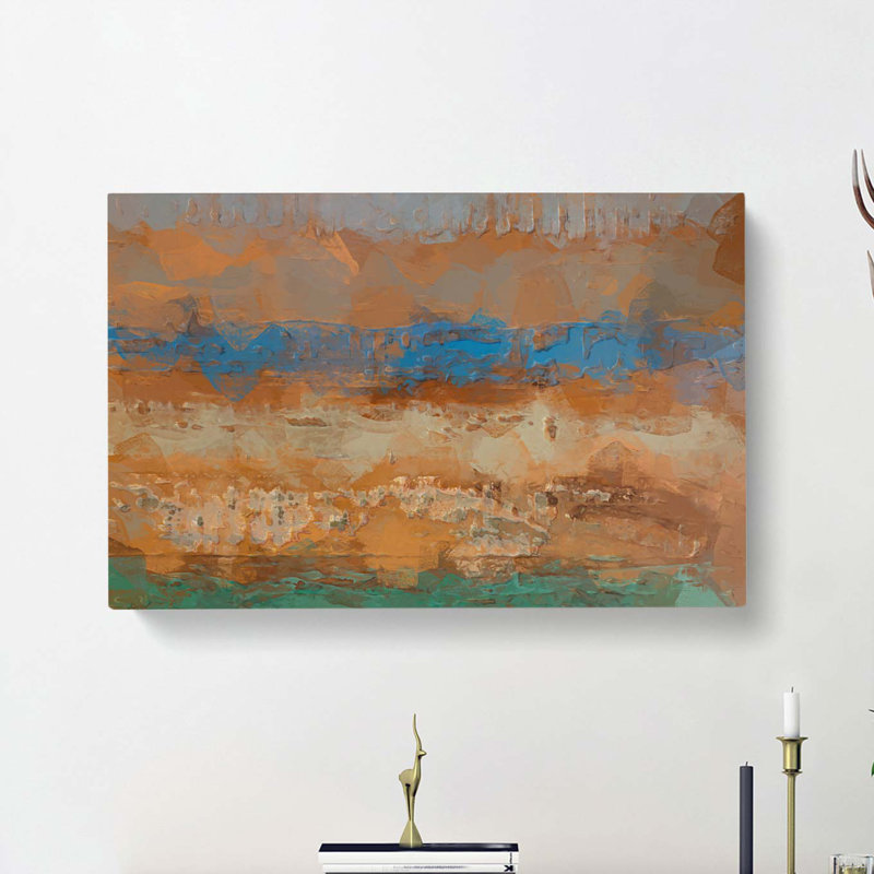 Taking It Easy In Abstract - Wrapped Canvas Print, 50cm H x 76cm W x 3cm D