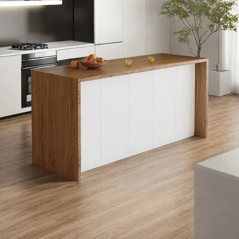 70.86-Inch Kitchen Island, Burly Wood