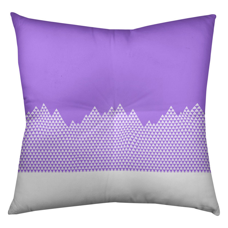 Coussin Katelyn Elizabeth, 26 po x 26 po, Mauve