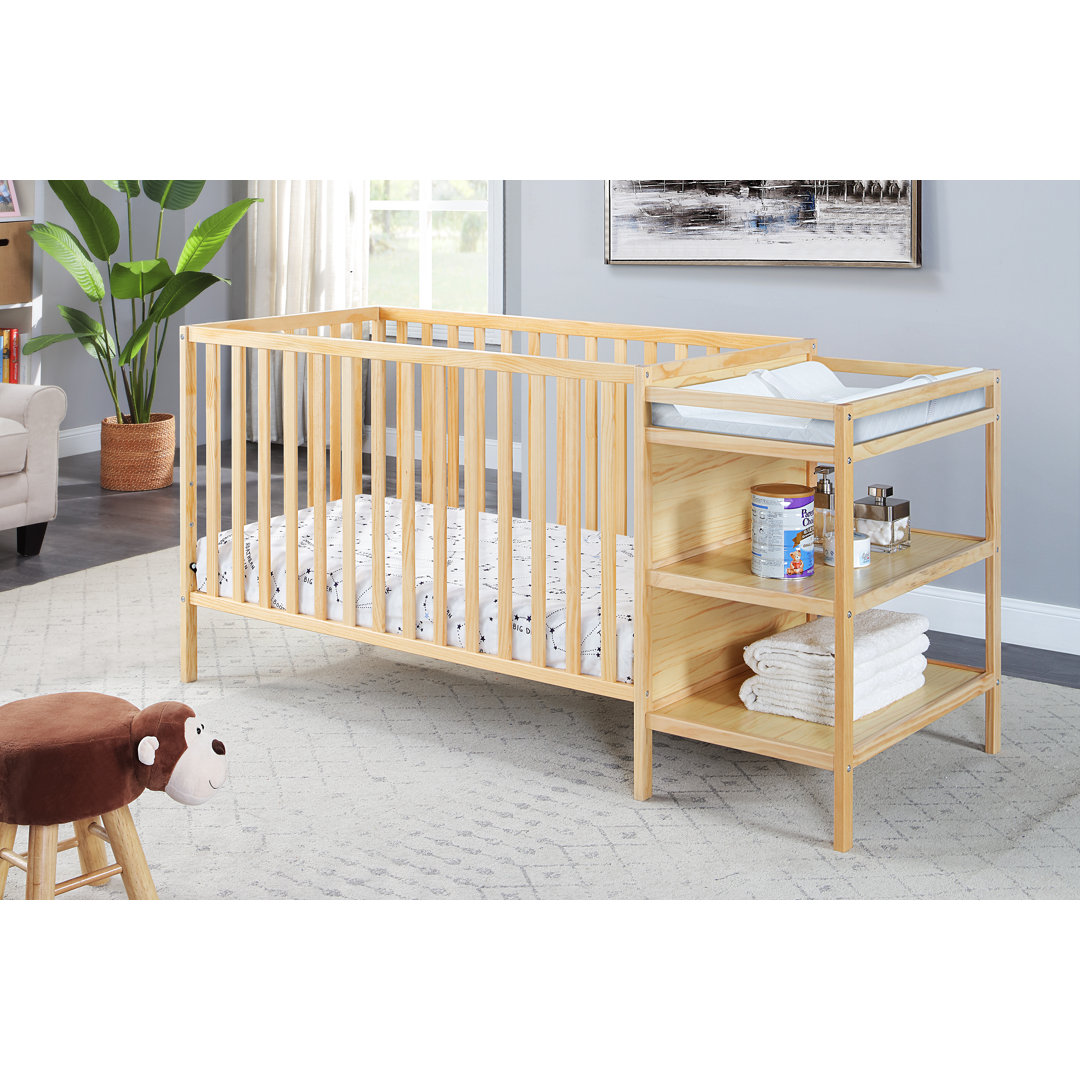 Palmer 3-in-1 Convertible Crib and Changing Table Combo Suite Bebe
