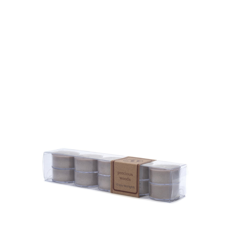 Scented Unscented Flameless Tealight Candle with Plastic Holder