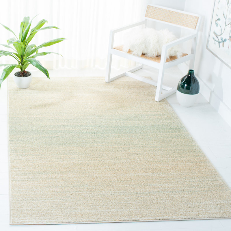 Haileyjo Performance Solid Color Rug, Rectangle 8' x 10'