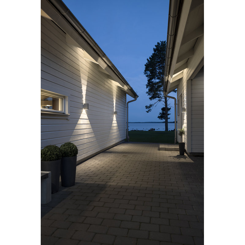 Modern Cremona 2 Adjustable LED Wall Light - IP54, 3000K Warm White, 600lm, Lacquered grey