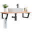 Arihanna 100cm Solid Wood Bathroom Vanity Top-1301721408