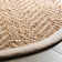 Gardell Natural Fiber Hand Woven Jute Chevron Rug