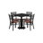 Lomonaco 4 - Person Pedestal Dining Set