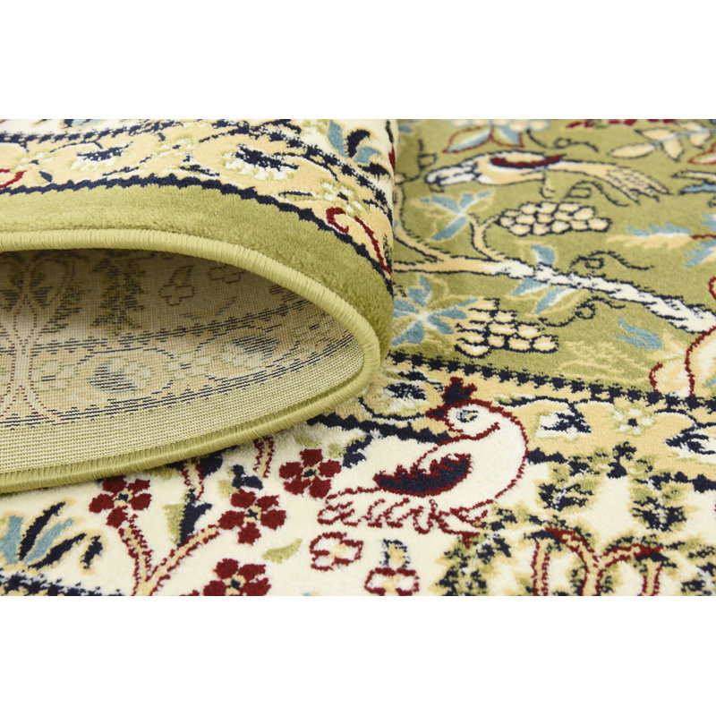 Tapis bleu Jackson Jackson, Green, Rectangle 3 pi 1 po x 5 pi 3 po