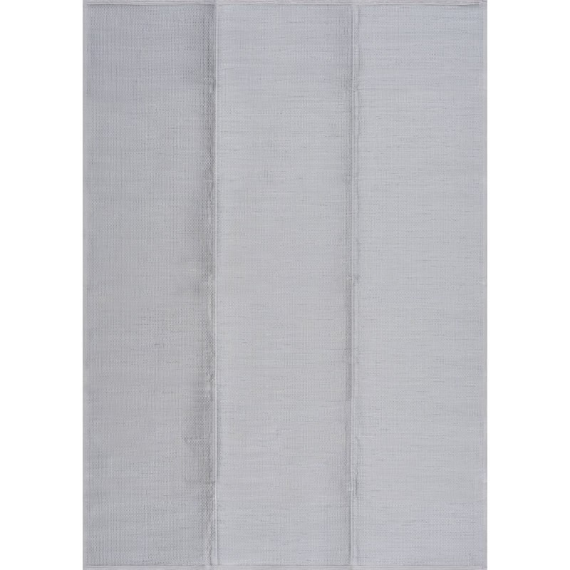 Tapis contemporain gris en polypropylène Kristofer, Rectangle 4 pi x 5 pi 11 po