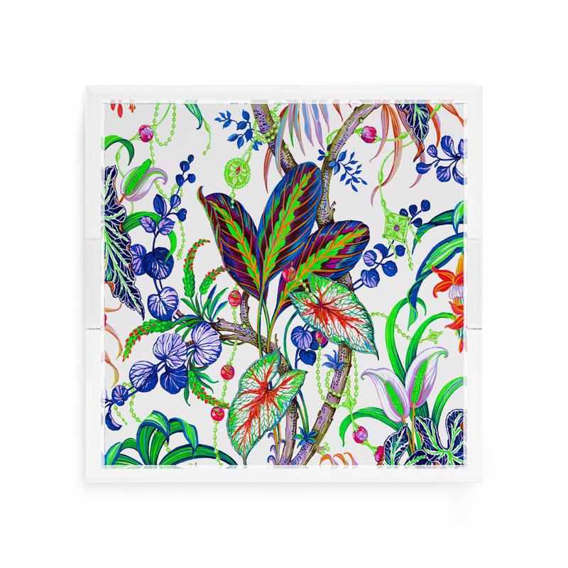 Plateau décoratif Amazonia, Classique, L 12 po x P 12 po x H 2 po