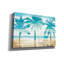 «Beachscape Palms with chair» par Michael Mullan, art mural sur toile-1821511792