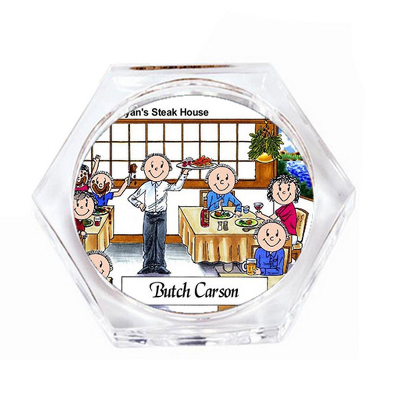Ensemble de 4 sous-verres personnalisés, Oui