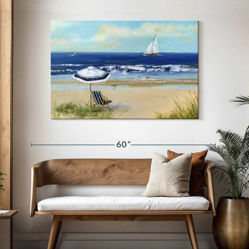 Alvord Azure Beach Life I, H 32 po x l 48 po