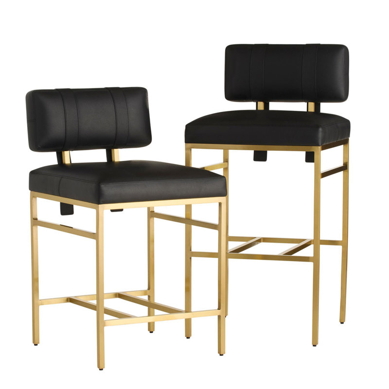 Laney Stool, Bar Stool (31.5” Seat Height), Black