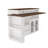 Kitchen Island With Extendable And Rotating Table, Wooden Kitchen Island With 4 Drawers-1981121269-1981121266