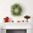 Iced Pine Artificial Wreath with Pine Cones