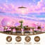 Papier peint adhésif peler et coller pastel rose plage coquillages étoile de mer bulles flottantes coucher de soleil papier auto-adhésif amovible contact mural pour le salon Chambre H 69 po x l 96 po-1861947176