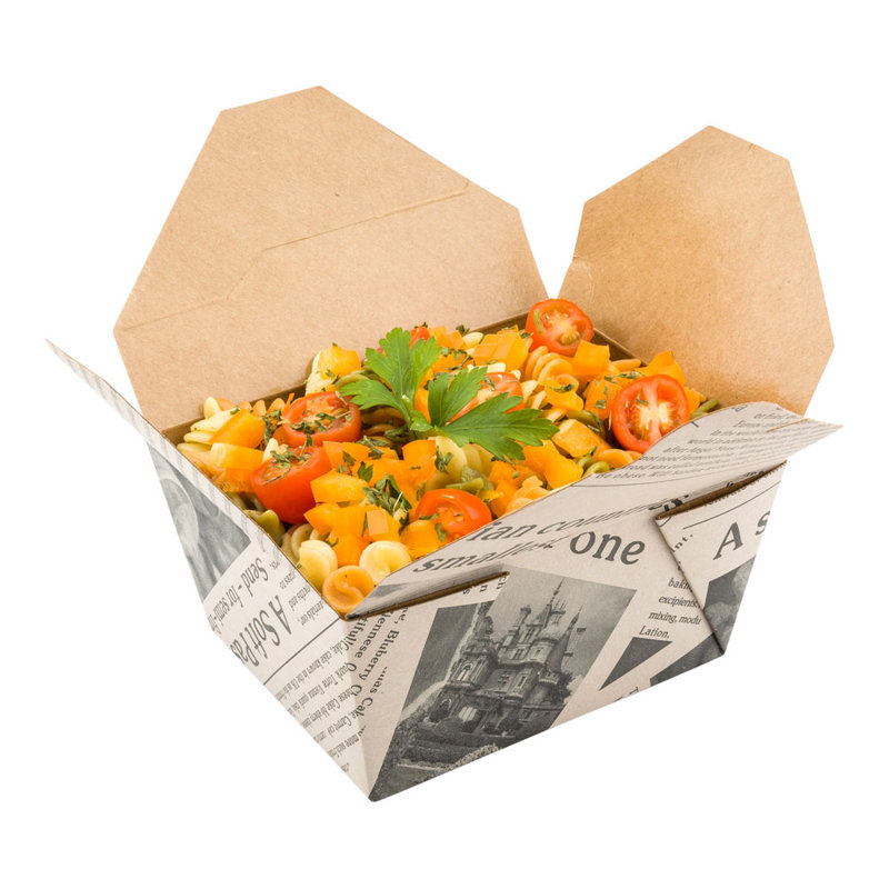 Bio Tek Paper Disposable Tableware, 6.7" H x 5.5" W x 2.6" D