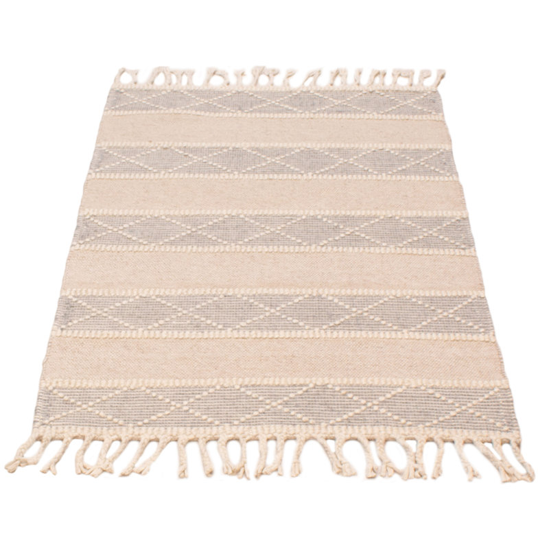 Korentin Wool Indoor Rug, Rectangle 4' x 5'6"