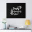 Empty Yourself - Wrapped Canvas Print