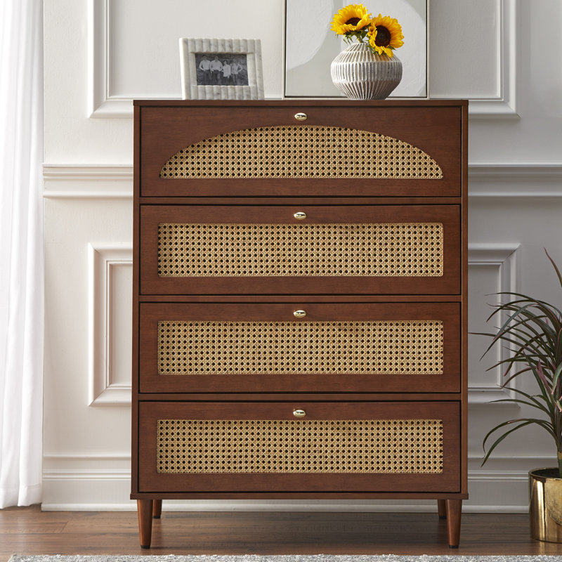 Commode de chambre Cortavious, Noyer