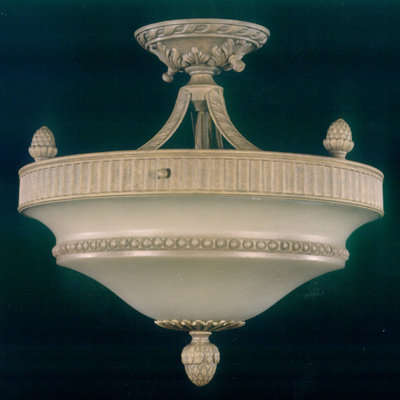 Abdullah Glass Semi Flush Mount