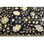 Tapis noir traditionnel Oushak Chobi