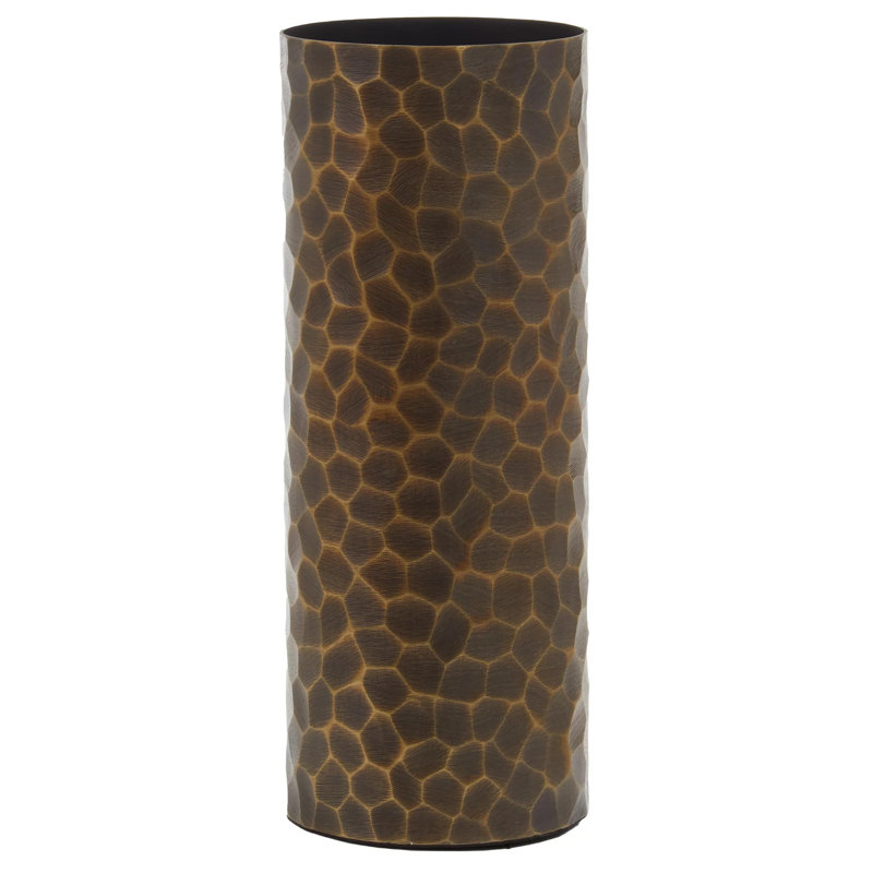 Beric Metal Table Vase, 34cm H x 13cm W x 13cm D