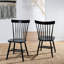 Chaise d'appoint à dossier Windsor en bois massif Matanna-135995107