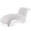 Chaise longue sans accoudoirs touffetée-381203098