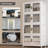 160 Gallon: UAMFURI 4-tier stackable storage unit, capacity 160 gallons (640 QT). Perfect for bed linens, seasonal clothes, craft supplies and tools. Efficient home organization. 1 lid included per set; extra lids sold separately.-129390006-129911038