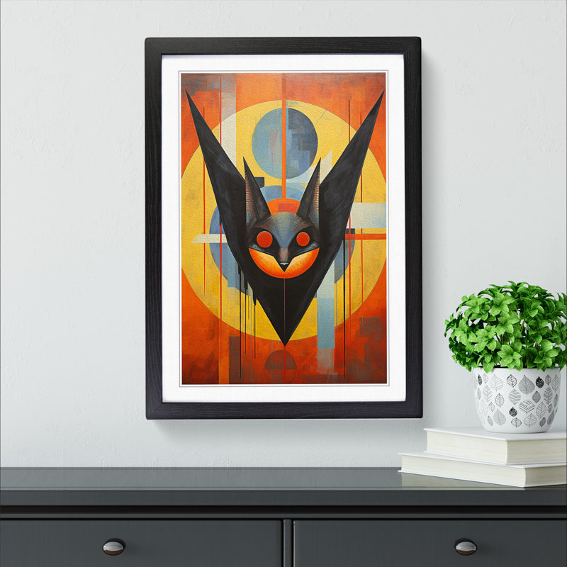 Single Picture Frame Print on Wood, Black Framed, 64cm H x 46cm W