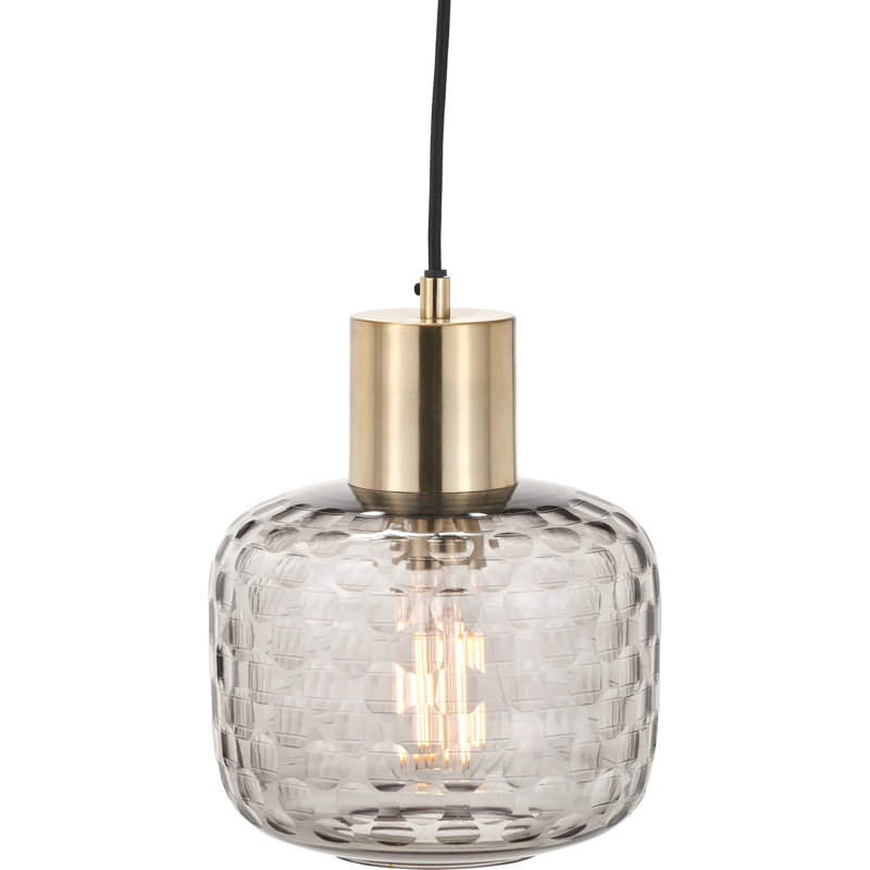 Camille 1 - Light Brushed Gold Pendant