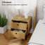 40cm W Engineered Wood Bedside Table