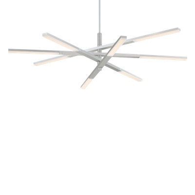 Lustre linéaire moderne Spoutnik à 8 lumières Erik